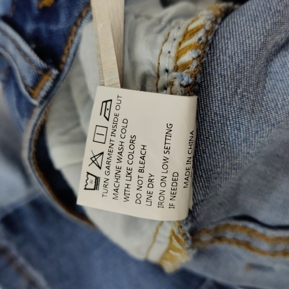 Skylar & Jade Two Tone Denim Mini Skirt, Size 26 - Picture 10 of 10